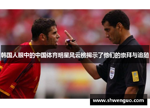 韩国人眼中的中国体育明星风云榜揭示了他们的崇拜与追随